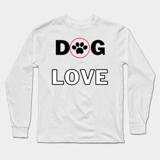 dog lover illustration Long Sleeve T-Shirt